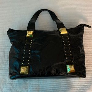 Large Travel Tote with Working Zipper